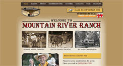 Desktop Screenshot of mountainriverranch.com